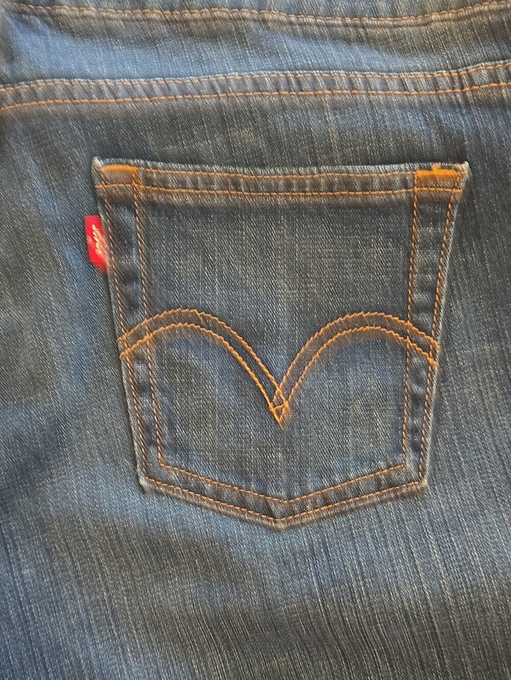 Levi's 545 Mid-rise Cuffed Jean Shorts Patch Pockets sz 10